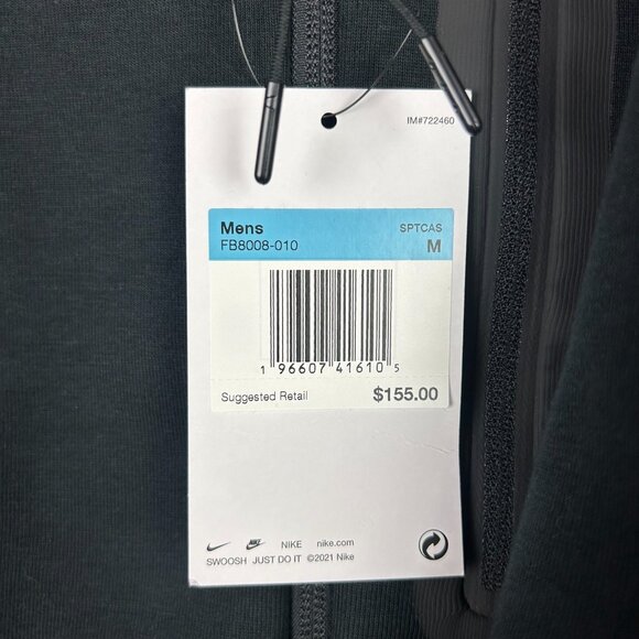 Nike 1 Cent Memphis Tigers Medium Tech Jacket‎ NWT Penny Hardaway Black Travel - Picture 6 of 7